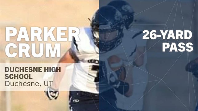 Watch this highlight video of Parker Crum