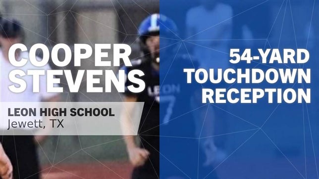 Watch this highlight video of Cooper Stevens
