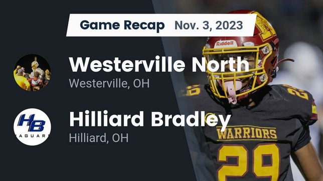 Watch this highlight video of the Westerville North (Westerville, OH) football team in its game Recap: Westerville North  vs. Hilliard Bradley  2023 on Nov 3, 2023