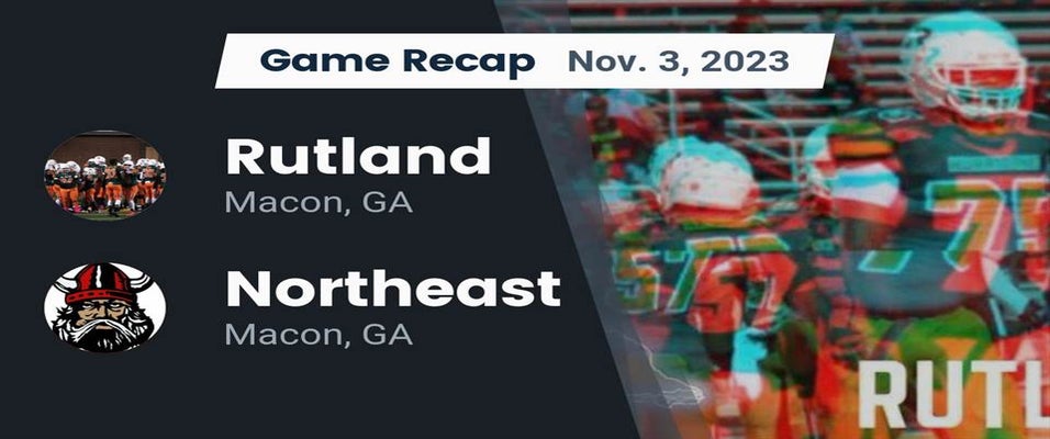 Rutland vs Northeast Football 11/3/2023
