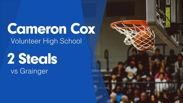 Watch this highlight video of Cameron Cox