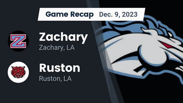 Watch this highlight video of the Zachary (LA) football team in its game Recap: Zachary  vs. Ruston  2023 on Dec 9, 2023