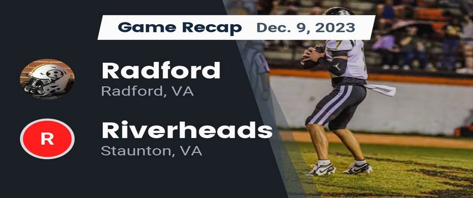 Riverheads vs Radford Football 12/9/2023