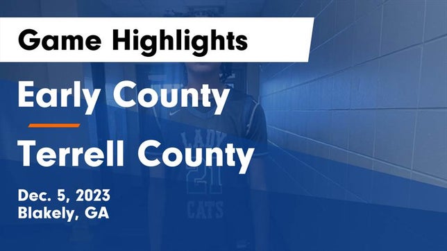 Watch this highlight video of the Early County (Blakely, GA) girls basketball team in its game Early County  vs Terrell County  Game Highlights - Dec. 5, 2023 on Dec 5, 2023