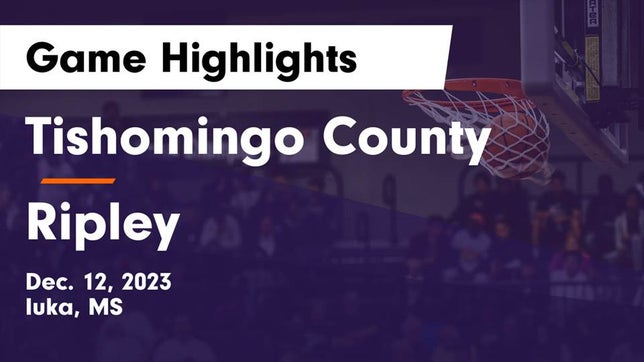 Watch this highlight video of the Tishomingo County (Iuka, MS) basketball team in its game Tishomingo County  vs Ripley  Game Highlights - Dec. 12, 2023 on Dec 12, 2023