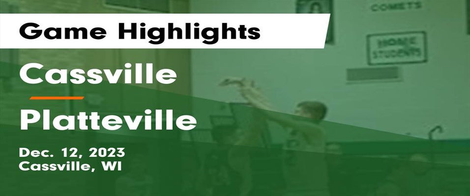 Platteville vs Cassville Basketball 12/12/2023