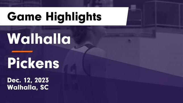 Walhalla Sc Razorbacks Basketball Game Recap: Pickens Blue Flame vs. Walhalla Razorbacks