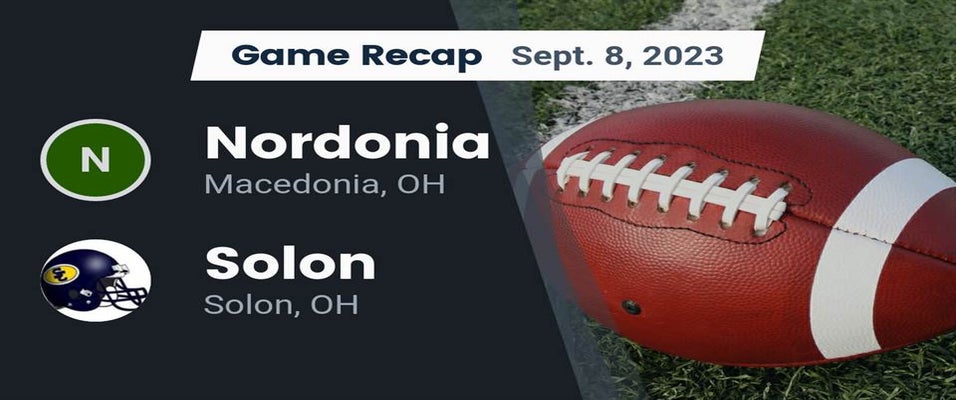Solon vs Nordonia Football 9/8/2023