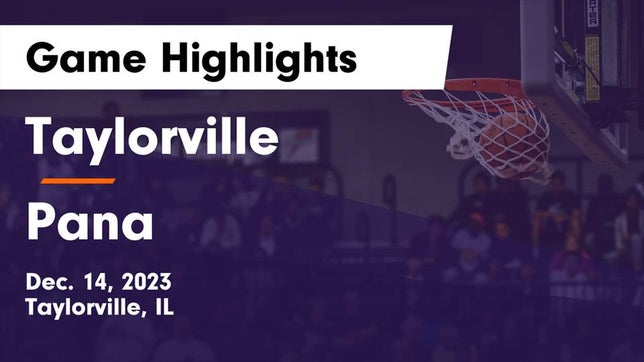 Watch this highlight video of the Taylorville (IL) girls basketball team in its game Taylorville  vs Pana  Game Highlights - Dec. 14, 2023 on Dec 14, 2023