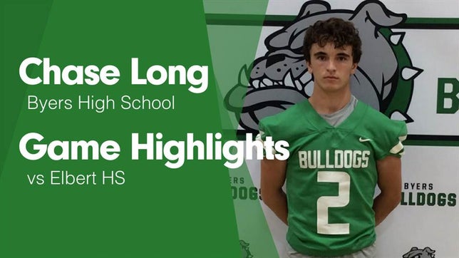 Watch this highlight video of Chase Long