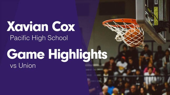 Watch this highlight video of Xavian Cox