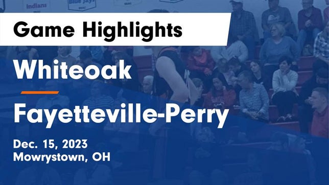 Basketball Game Preview: Fayetteville-Perry Rockets vs. Fairfield Lions