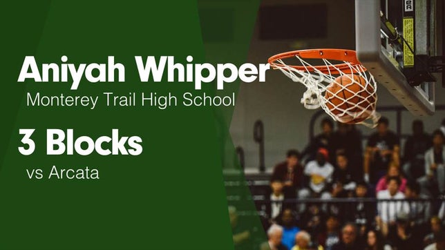 Watch this highlight video of Aniyah Whipper