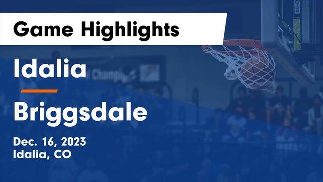 Watch this highlight video of the Idalia (CO) girls basketball team in its game Idalia  vs Briggsdale  Game Highlights - Dec. 16, 2023 on Dec 16, 2023
