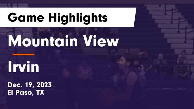 Basketball Game Recap: Irvin Rockets vs. Mountain View Lobos