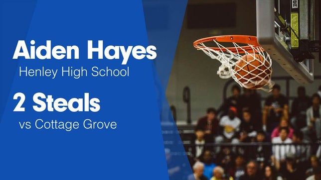 Watch this highlight video of Aiden Hayes