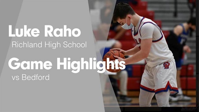 Watch this highlight video of Luke Raho