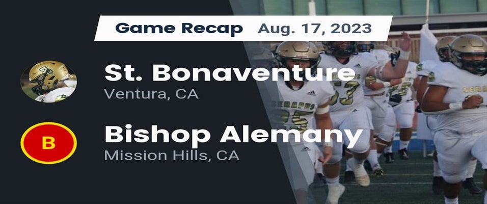 Alemany vs St. Bonaventure Football 8/17/2023