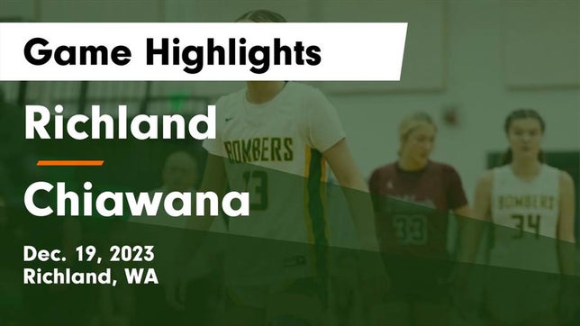 Watch this highlight video of the Richland (WA) girls basketball team in its game Richland  vs Chiawana  Game Highlights - Dec. 19, 2023 on Dec 19, 2023