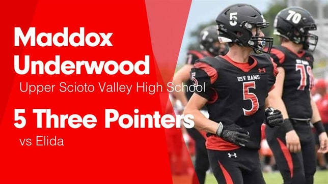 Watch this highlight video of Maddox Underwood