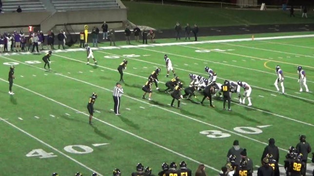 Watch this highlight video of Brandon Logan of the Fort Wayne Snider (Fort Wayne, IN) football team in its game Merrillville High School on Nov 17, 2023