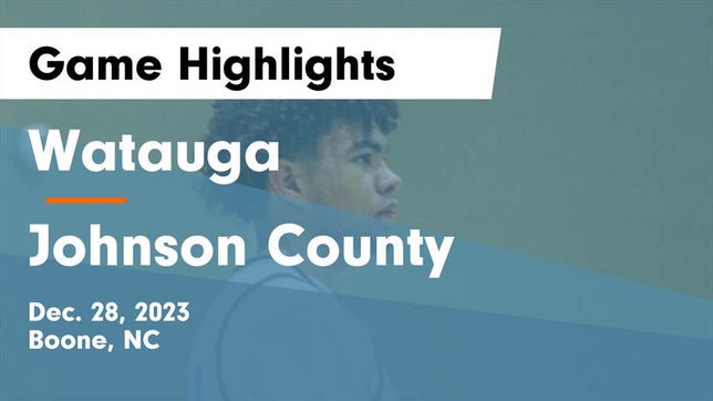 Watch this highlight video of the Watauga (Boone, NC) basketball team in its game Watauga  vs Johnson County  Game Highlights - Dec. 28, 2023 on Dec 28, 2023