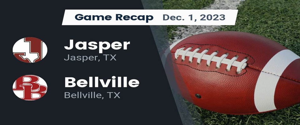Bellville vs Jasper Football 12/1/2023