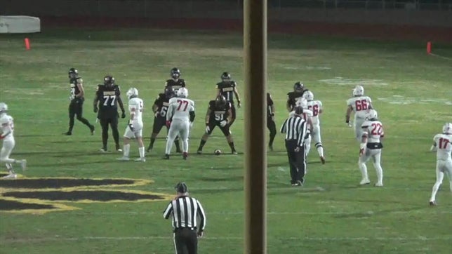 Watch this highlight video of Carlos Guizar of the Hughson (CA) football team in its game Palma High School on Dec 2, 2023