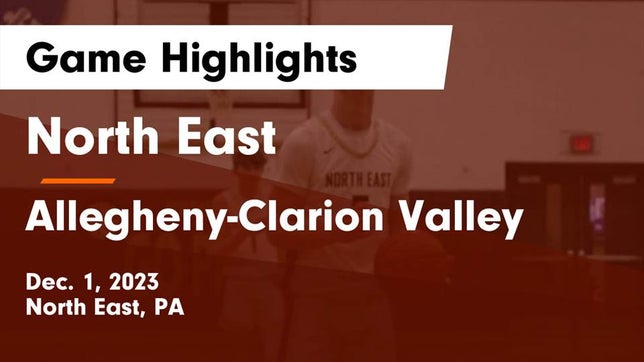 Watch this highlight video of the North East (PA) basketball team in its game North East  vs Allegheny-Clarion Valley  Game Highlights - Dec. 1, 2023 on Dec 1, 2023