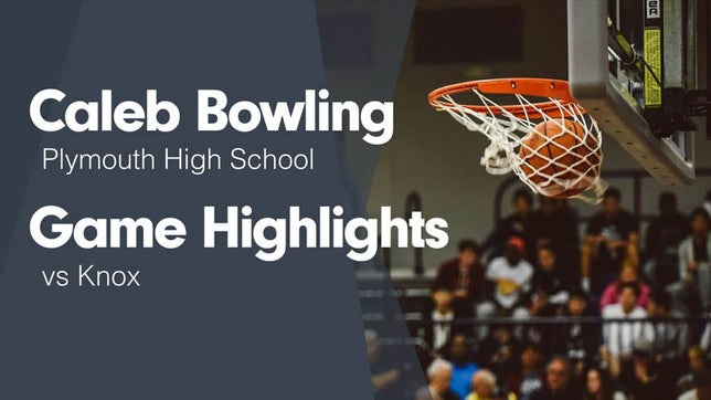 Watch this highlight video of Caleb Bowling