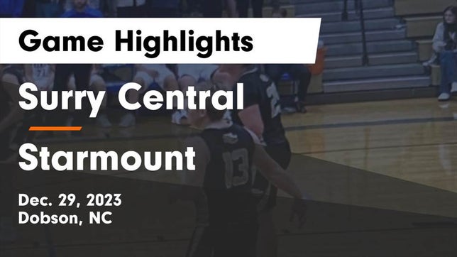 Basketball Game Recap: Starmount Rams vs. Surry Central Golden Eagles