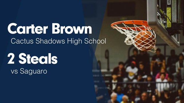 Watch this highlight video of Carter Brown