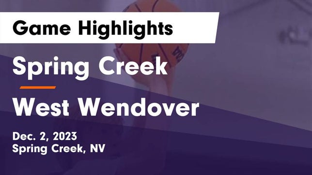 Watch this highlight video of the Spring Creek (NV) basketball team in its game Spring Creek  vs West Wendover  Game Highlights - Dec. 2, 2023 on Dec 2, 2023