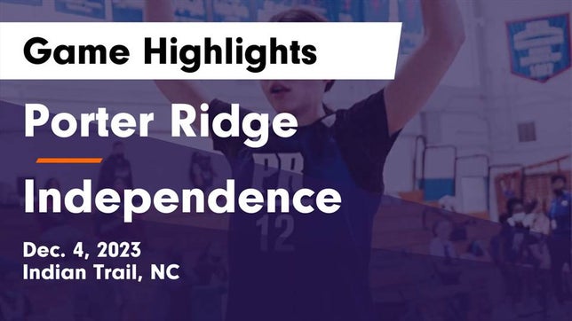 Porter Ridge Console Basketball Game Recap: Porter Ridge Pirates vs. Independence Patriots