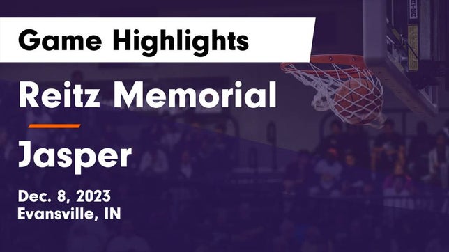 Watch this highlight video of the Evansville Memorial (Evansville, IN) basketball team in its game Reitz Memorial  vs Jasper  Game Highlights - Dec. 8, 2023 on Dec 8, 2023