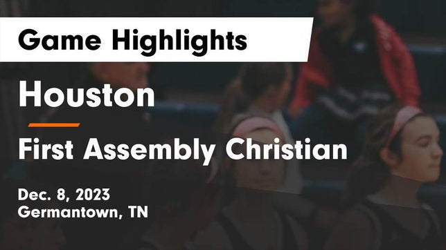 Watch this highlight video of the Houston (Germantown, TN) girls basketball team in its game Houston  vs First Assembly Christian  Game Highlights - Dec. 8, 2023 on Dec 8, 2023