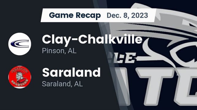 Watch this highlight video of the Clay-Chalkville (Pinson, AL) football team in its game Recap: Clay-Chalkville  vs. Saraland  2023 on Dec 8, 2023
