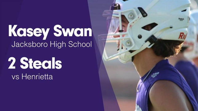 Watch this highlight video of Kasey Swan
