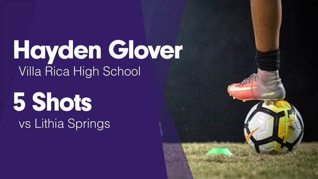 Watch this highlight video of Hayden Glover
