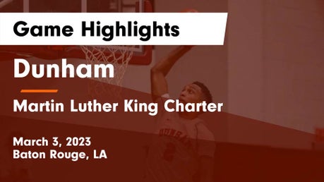 Teurlings Catholic vs Dunham | Basketball | 1/20/2023
