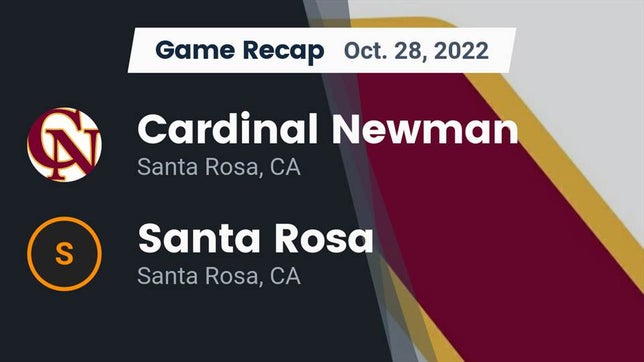 Football Game Preview Rancho Cotate Cougars vs. Cardinal Newman Cardinals