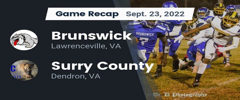 Brunswick vs Surry County | Football | 9/23/2022