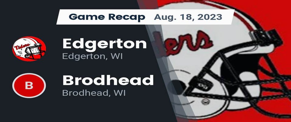 Brodhead/Juda vs Edgerton Football 8/18/2023