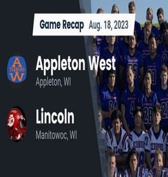 Appleton West vs Stevens Point | Football | 10/13/2023