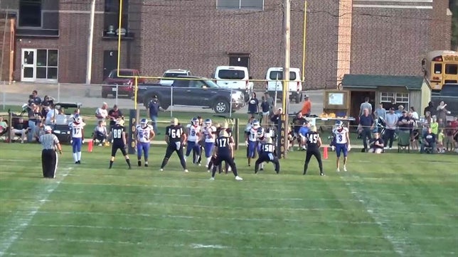 Watch this highlight video of Carter Merdian of the Polo (IL) football team in its game Peoria Heights High School on Aug 25, 2023