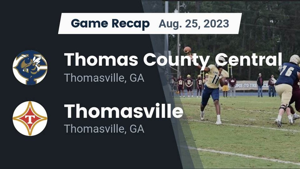 Thomasville vs Thomas County Central Football 8/25/2023