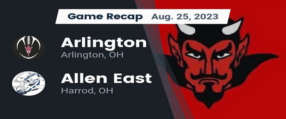 Arlington vs Allen East Football 8/25/2023
