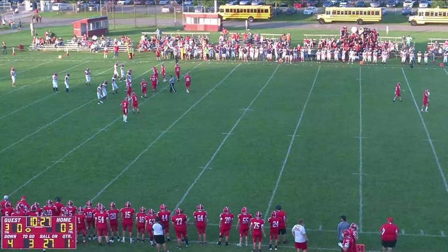 Watch this highlight video of Mason Smith of the Troy (PA) football team in its game Juniata High School on Aug 26, 2023