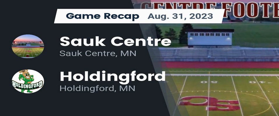 Sauk Centre vs Holdingford Football 8/31/2023