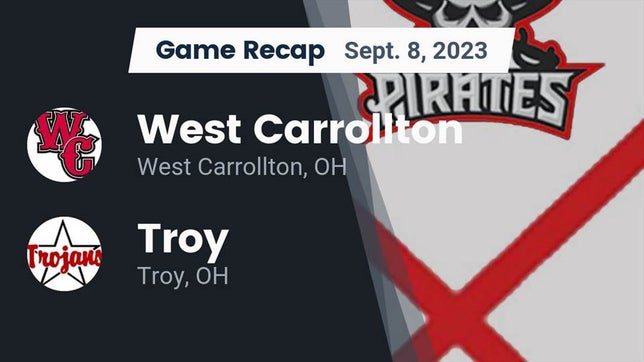Watch this highlight video of the West Carrollton (OH) football team in its game Recap: West Carrollton  vs. Troy  2023 on Sep 8, 2023